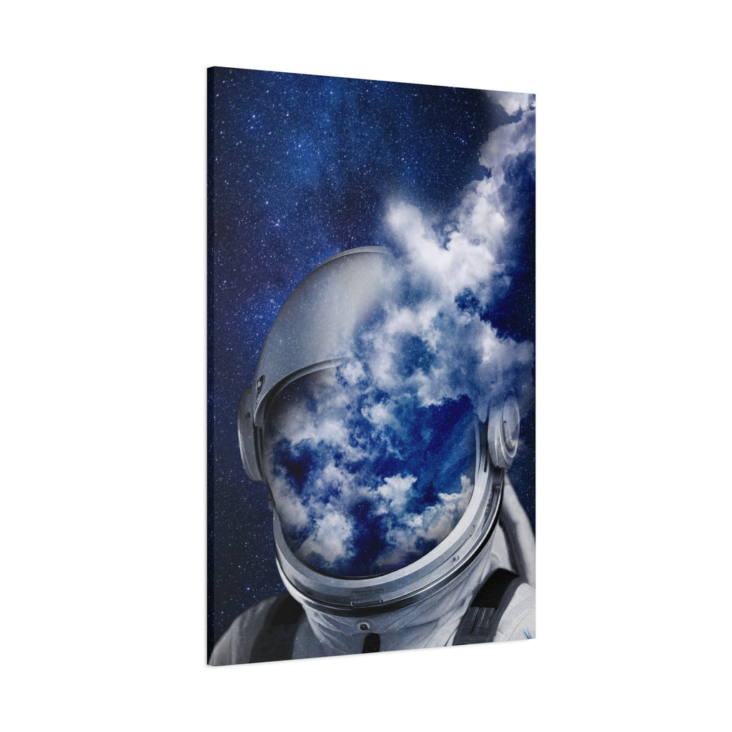 Psychedelic Astronaut Canvas Wall Art - Dreamy Space Decor