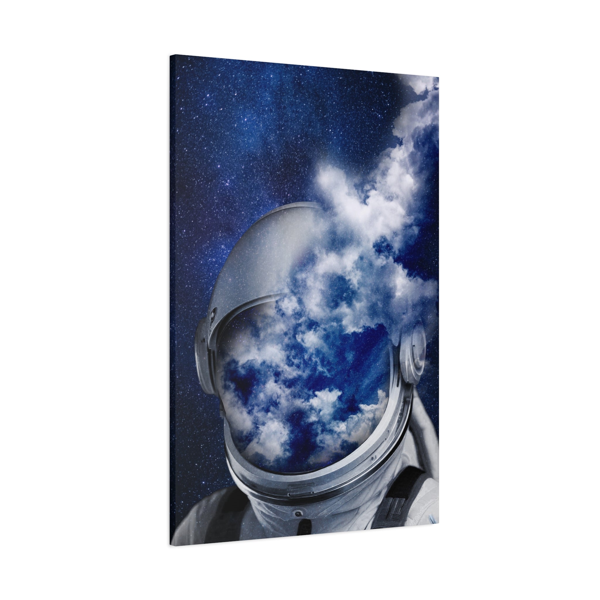 Psychedelic Astronaut Canvas Wall Art - Dreamy Space Decor