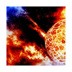 Solar Blast Poster - Cosmic Nebula Space Art Print
