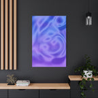 Liquid Metal Mist Pink Canvas Wall Art - Modern Textured Abstract Decor