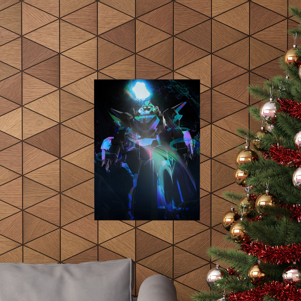 Top Secret Mech Matte Vertical Poster | Vibrant Colors & Stunning Design | Perfect for Men, Kids, and Anime Fans