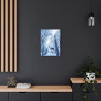 Cosmic Deer Canvas Wall Art - Celestial Animal Decor