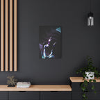 Skybound Canvas Wall Art - Surreal Angel Figure in the Clouds