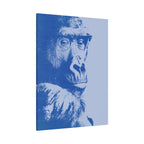 Educated Gorilla Canvas Wall Art - Abstract Modern Primate Decor