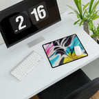 TieDye Night Desk Mat - Psychedelic Tie-Dye Pattern Mouse Pad