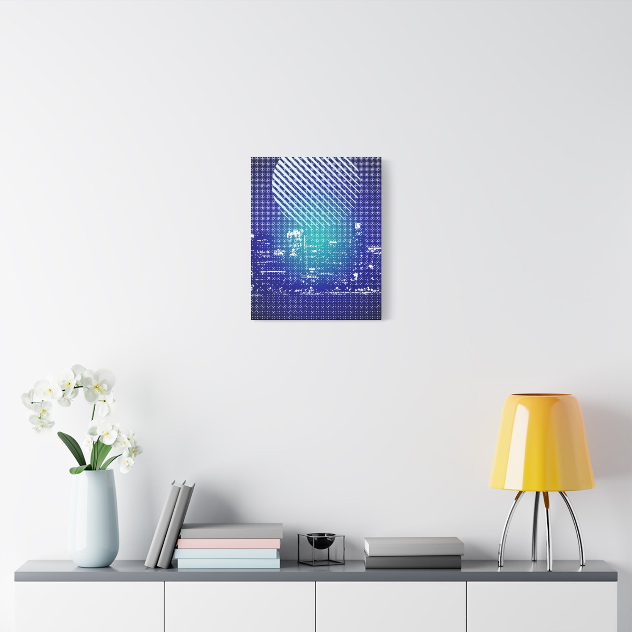 Chicago Skyline Watercolor Canvas Wall Art - Windy City Decor