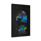 Stellar Castle Window Canvas Wall Art - Galaxy Cosmos Decor