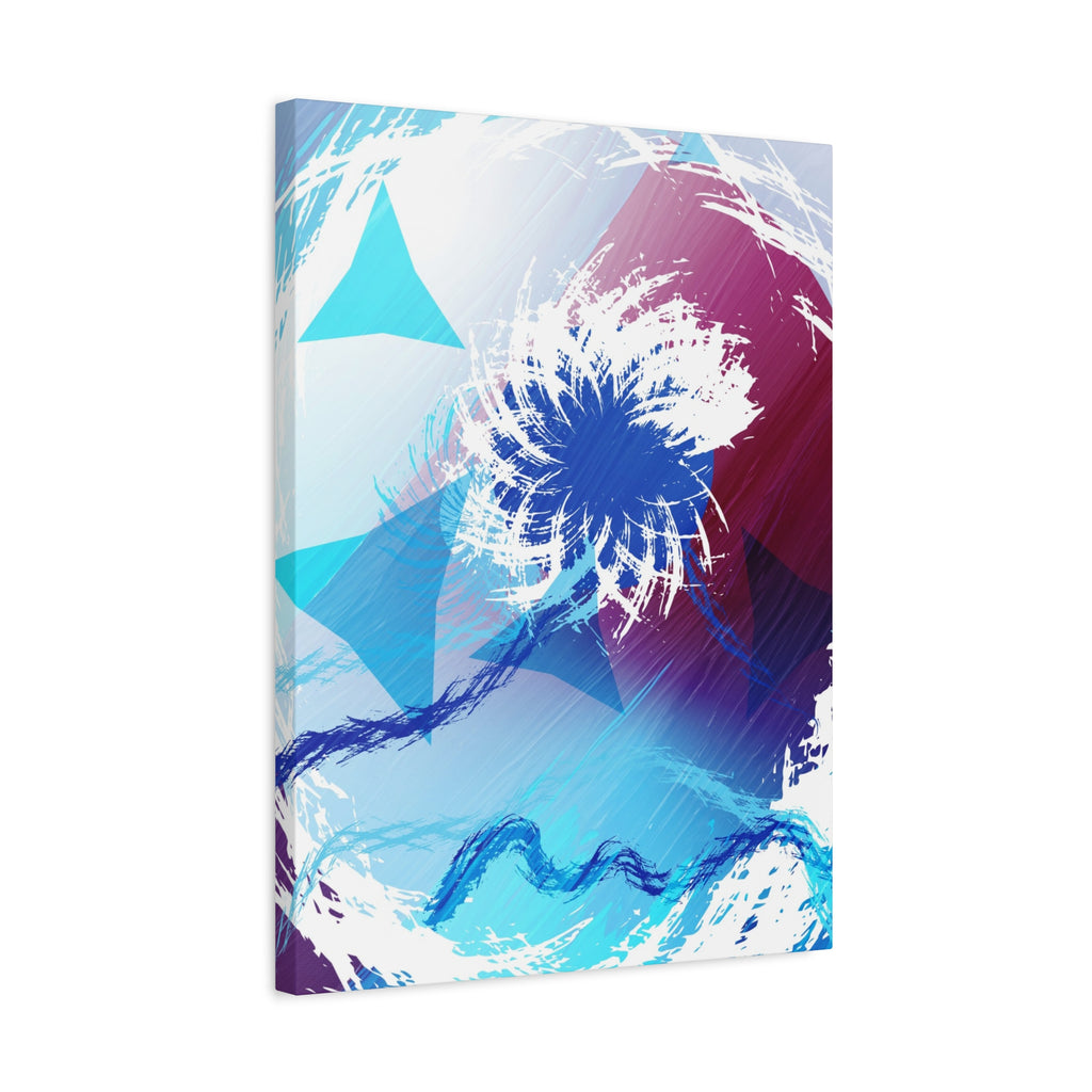 Geometry Portal Canvas Wall Art - Abstract Geometric Sci-Fi Decor