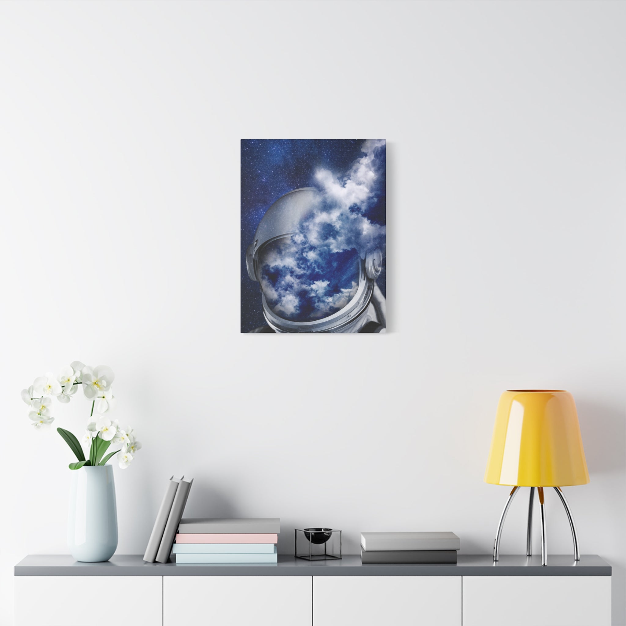 Psychedelic Astronaut Canvas Wall Art - Dreamy Space Decor
