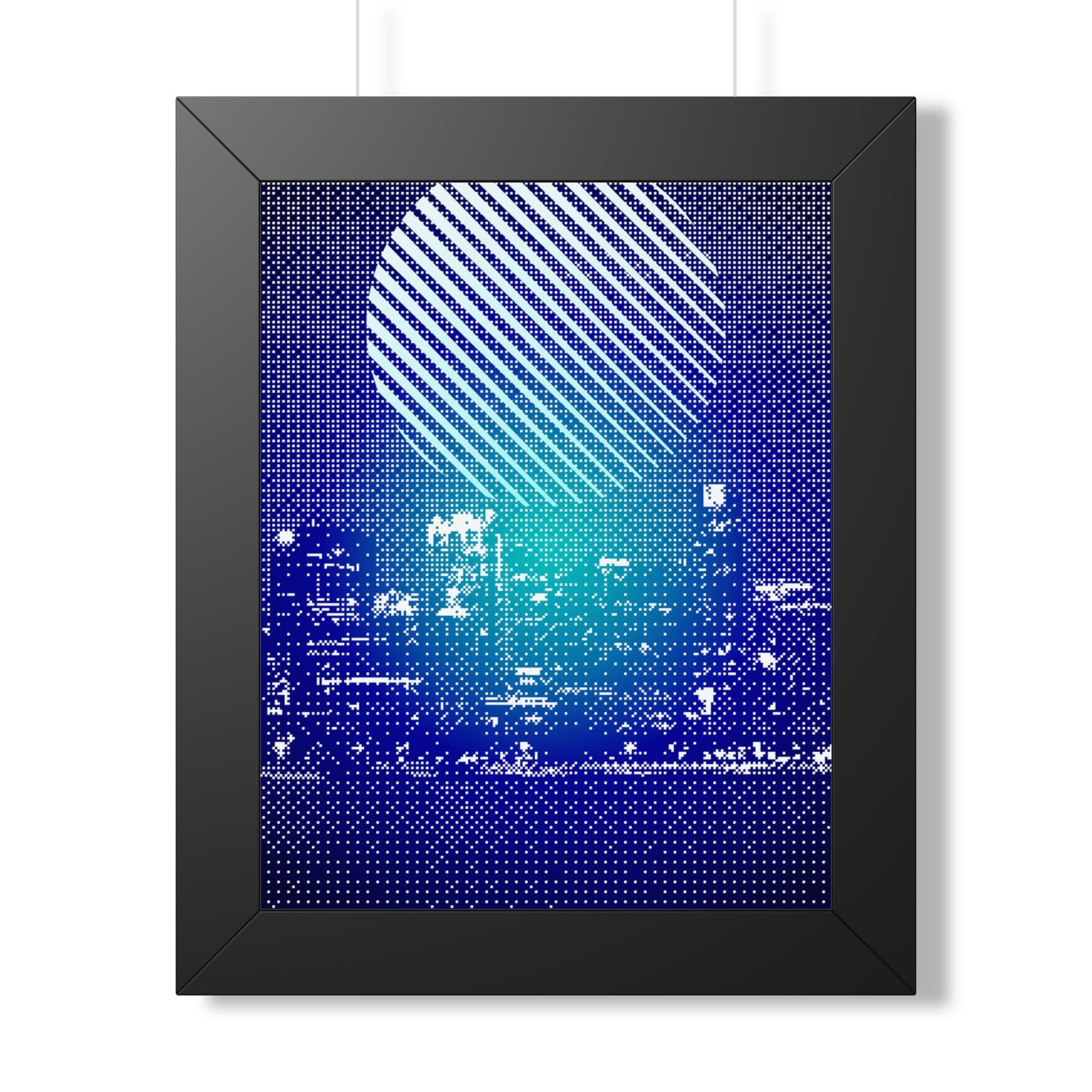 Chicago Cityscape Framed Poster - Skyline Wall Art