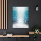 Lost Lovers Canvas Wall Art - Couple Surreal Landscape Decor