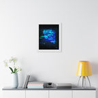 The Data Cube Framed Poster - Abstract Tech Cube Wall Art