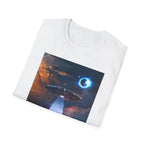 Space Lizards Graphic Tee - Lizard Being Abducted Ufo Shirt