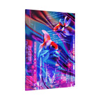 Japanese City Punk Special Edition Canvas Wall Art - Neon Japan Street