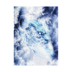 Blue Sky Dragon Poster - Celestial Cloud Dragon Art Print