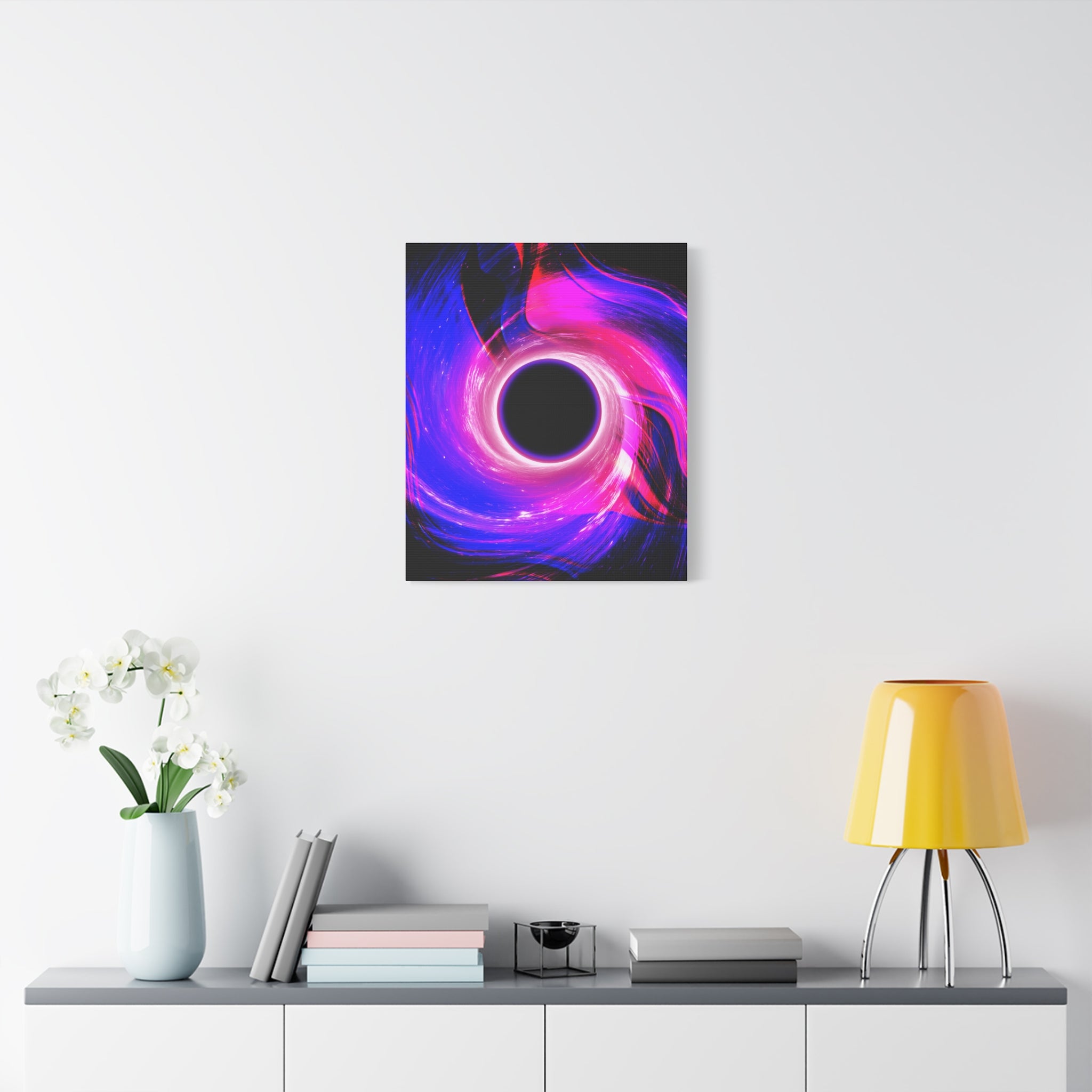 Neon Wave Horizon Canvas Wall Art - Special Edition Retro 80s Sunset