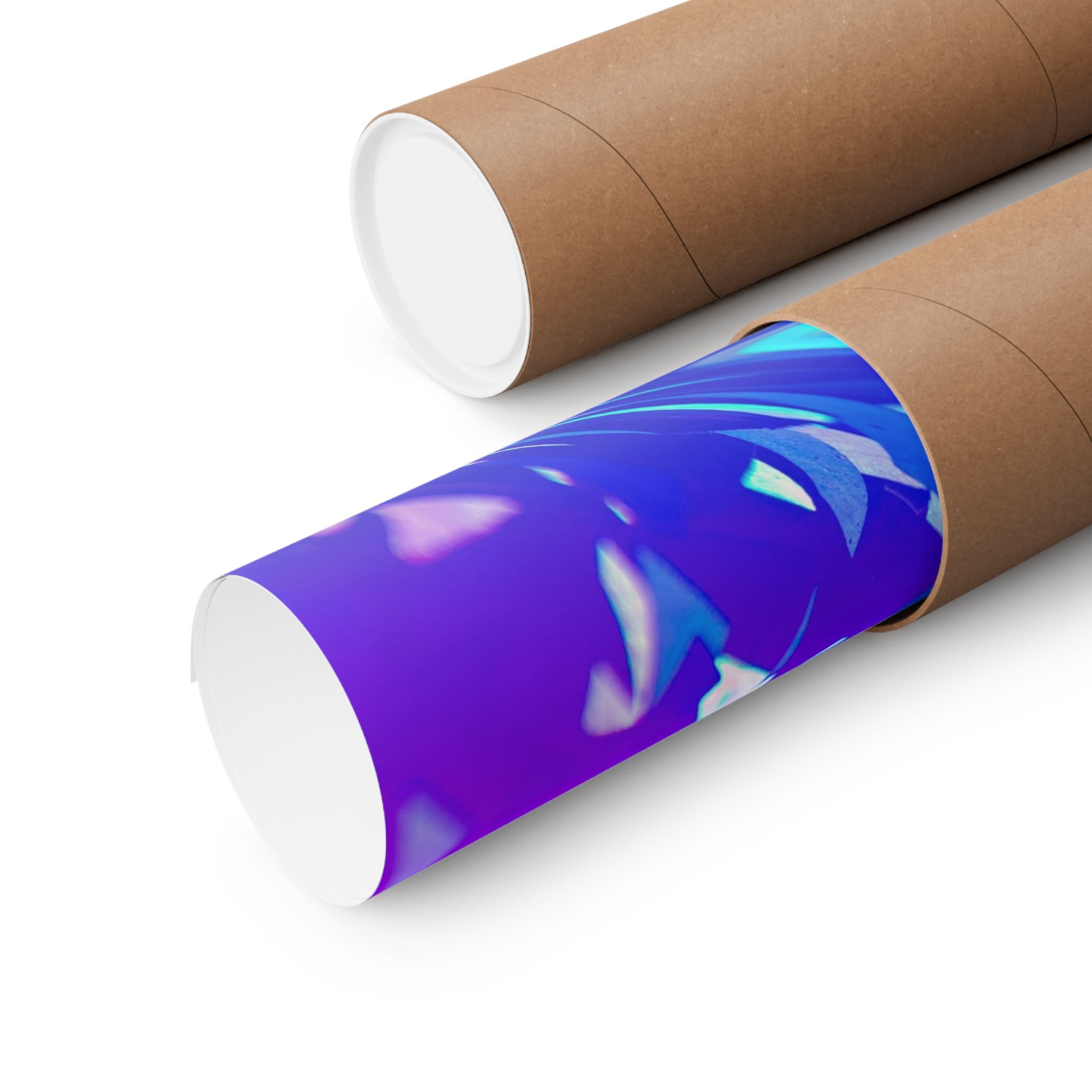 Trippy Holographic Matte Poster Print