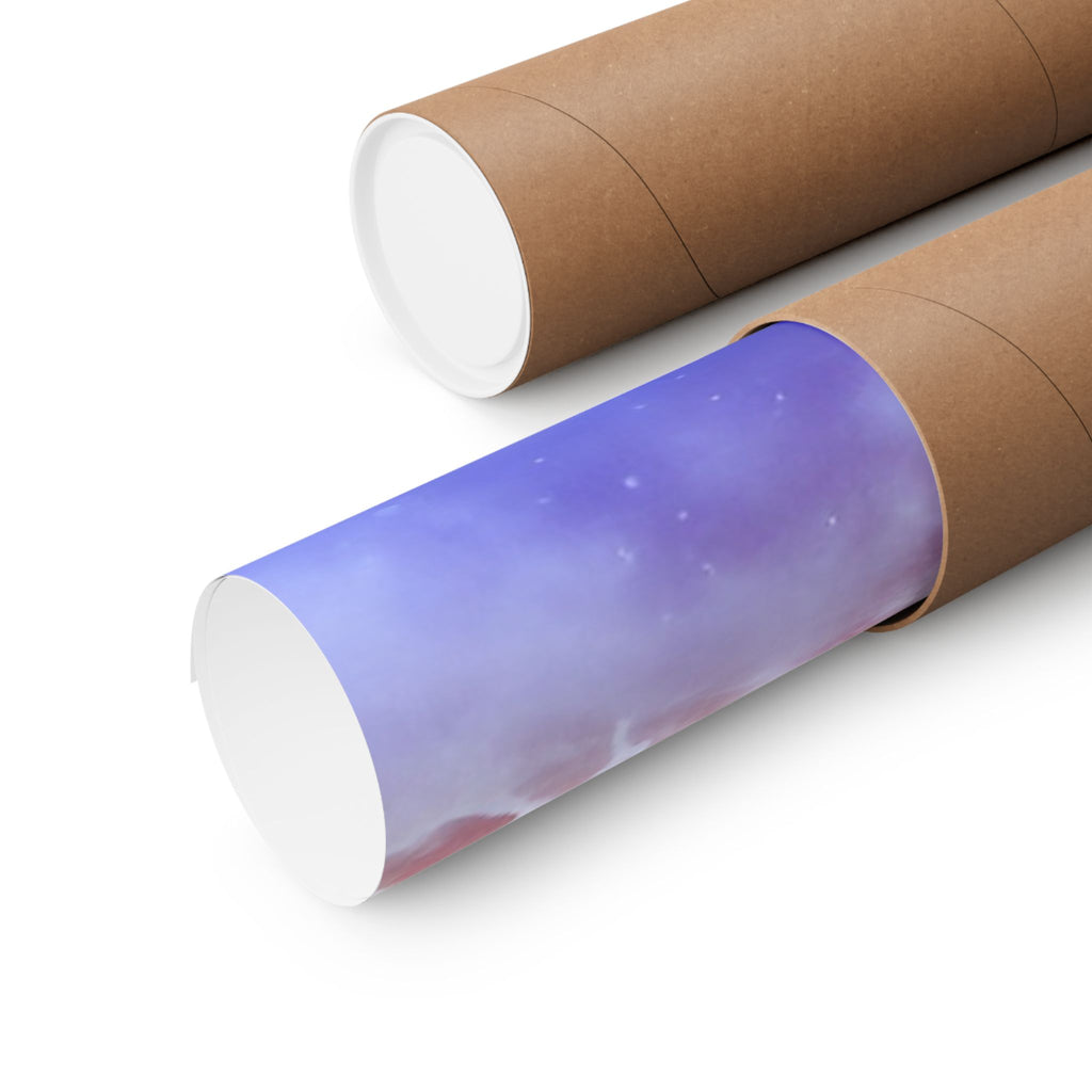 Solar Blast Poster - Cosmic Nebula Space Art Print
