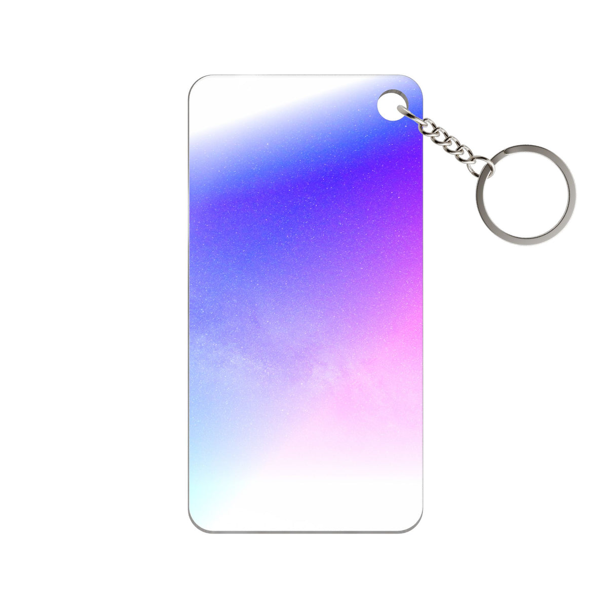 Starfield Space Galaxy Keychain - Cosmic Purple Acrylic Charm