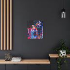 Japanese City Punk FX.2 Canvas Wall Art - Neon Japan Cyberpunk Street