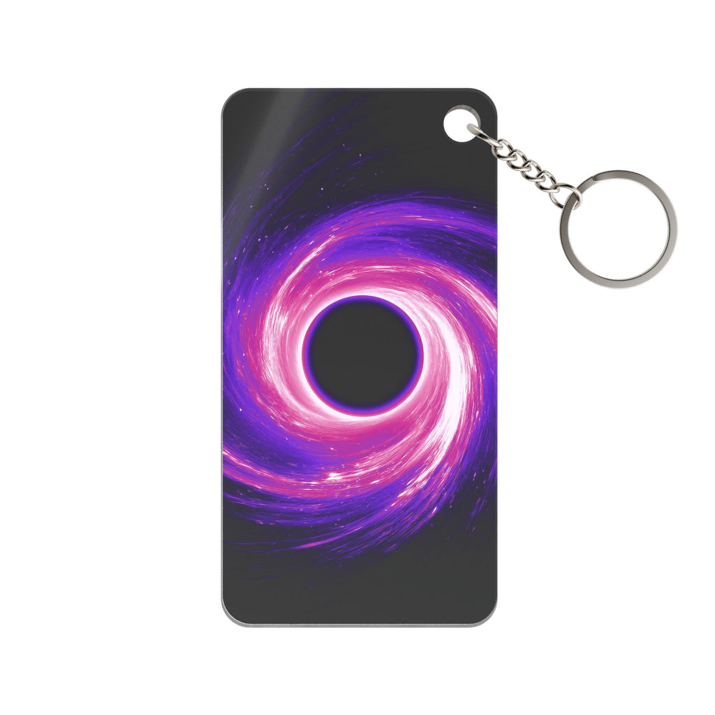Purple Pink Wormhole Cosmic Acrylic Keychain