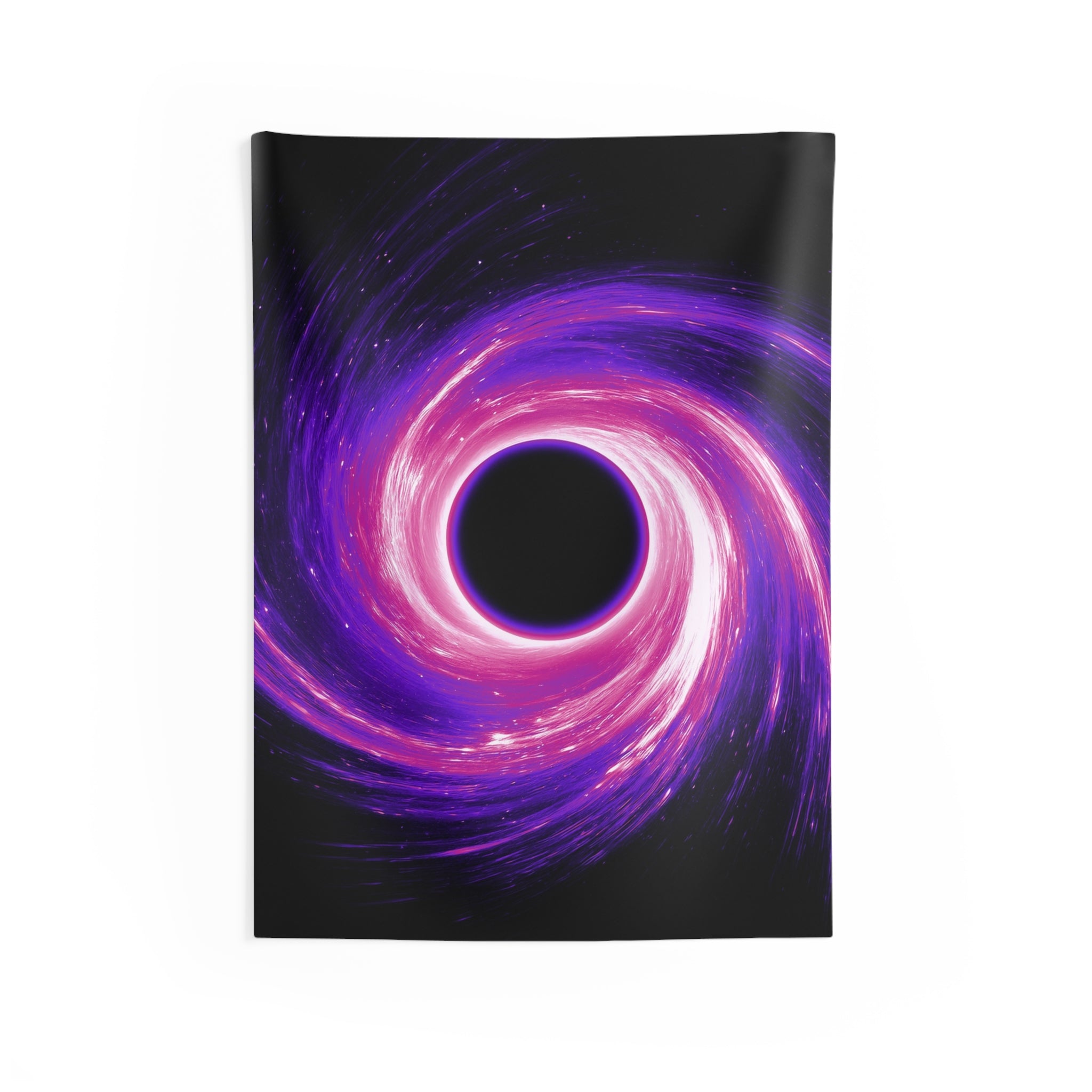 Purple Pink Wormhole Cosmic Wall Tapestry