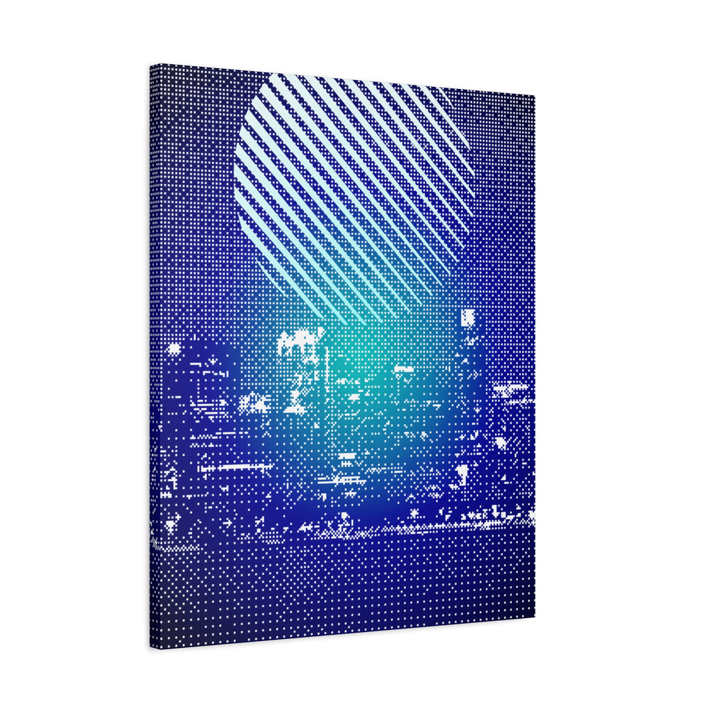 Chicago Skyline Watercolor Canvas Wall Art - Windy City Decor
