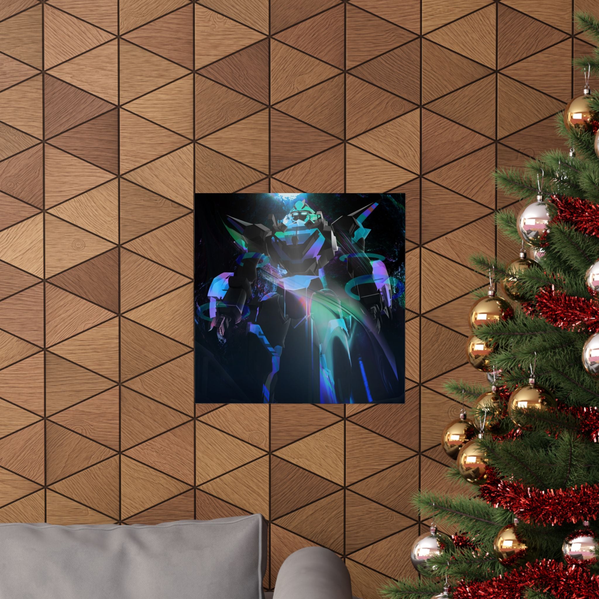 Top Secret Mech Matte Vertical Poster | Vibrant Colors & Stunning Design | Perfect for Men, Kids, and Anime Fans