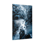 Frozen Forest Canvas Wall Art - Winter Wonderland Nature Decor