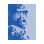 Educated Gorilla Poster - Abstract Primate Art Print