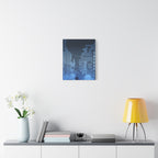 City Lights Canvas Wall Art - Neon Cyberpunk Cityscape Decor