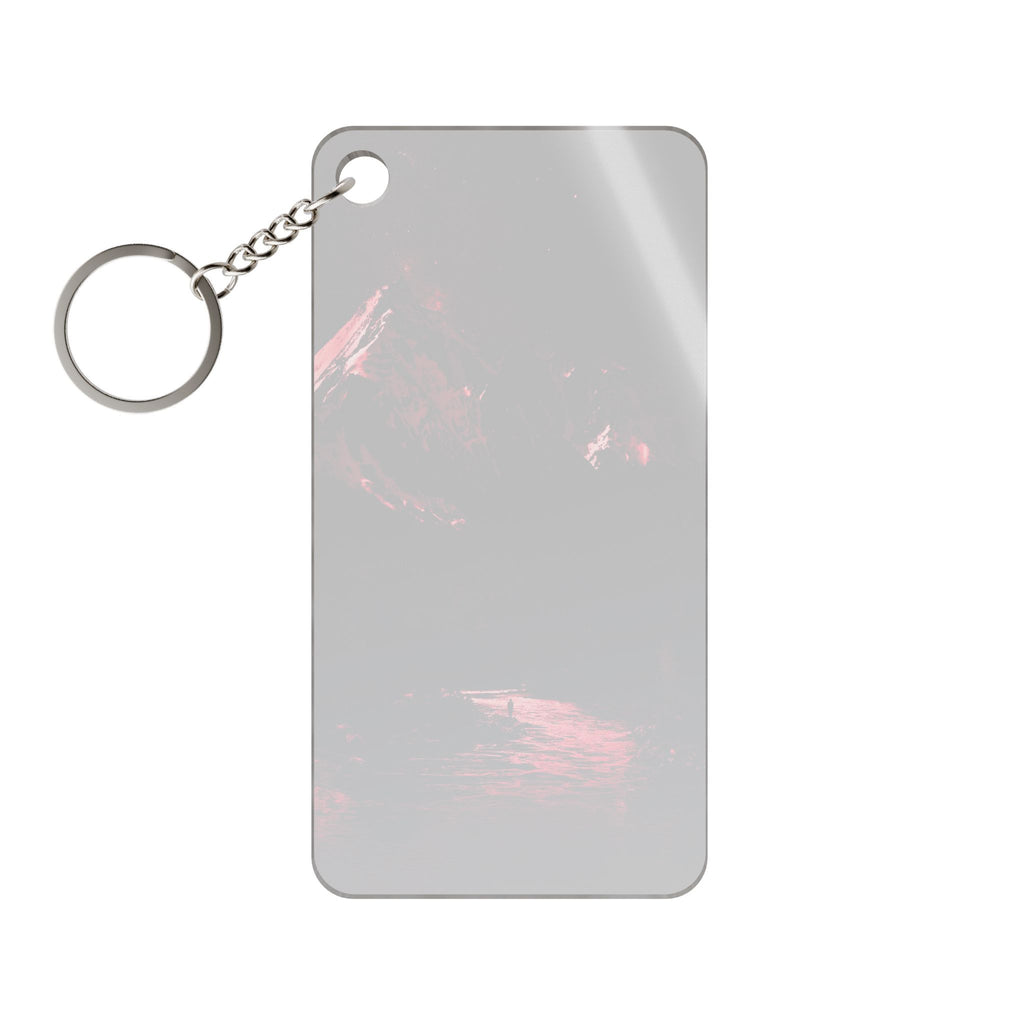 Red Mountain Lake Keychain - Landscape Acrylic Charm