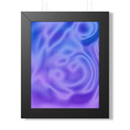 Liquid Metal Mist Pink Poster - Abstract Fluid Art Print