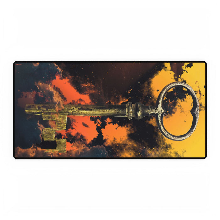 Key To The Kingdom Desk Mat - Fantasy Mysterious Mouse Pad