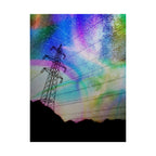 Solar Storm Poster - Vibrant Abstract Nebula Art Print