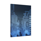 City Lights Nightscape Canvas Wall Art - Luminous Skyline Decor