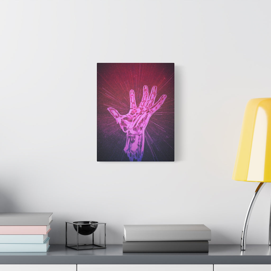 Hand of the Stars Canvas Wall Art - Celestial Cosmic Fantasy Decor