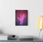 Hand of the Stars Canvas Wall Art - Celestial Cosmic Fantasy Decor