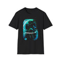 Grunge Space Man Graphic Tee - Paint Blast Astronaut Shirt