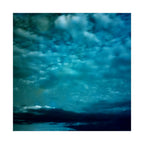 Serene Blue Sunrise Poster - Calm Lake Landscape Art Print