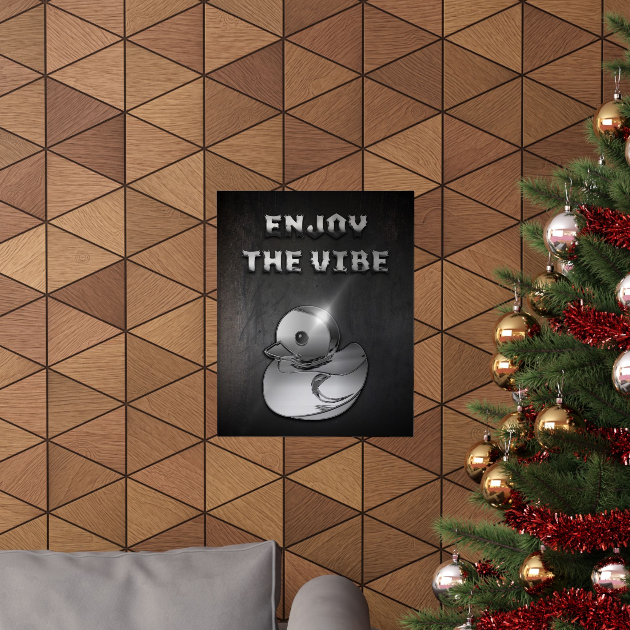Enjoy the Vibe Poster - Aesthetic Typography Art Print