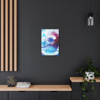 Geometry Portal Canvas Wall Art - Abstract Geometric Sci-Fi Decor