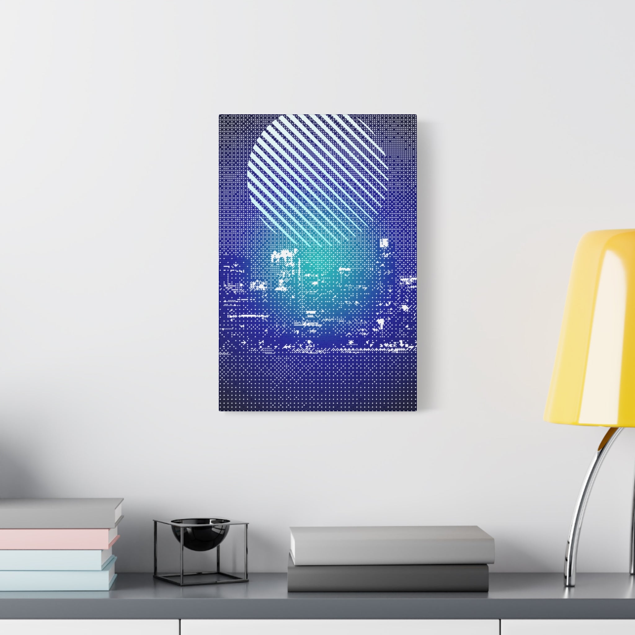 Chicago Skyline Watercolor Canvas Wall Art - Windy City Decor