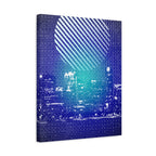 Chicago Skyline Watercolor Canvas Wall Art - Windy City Decor