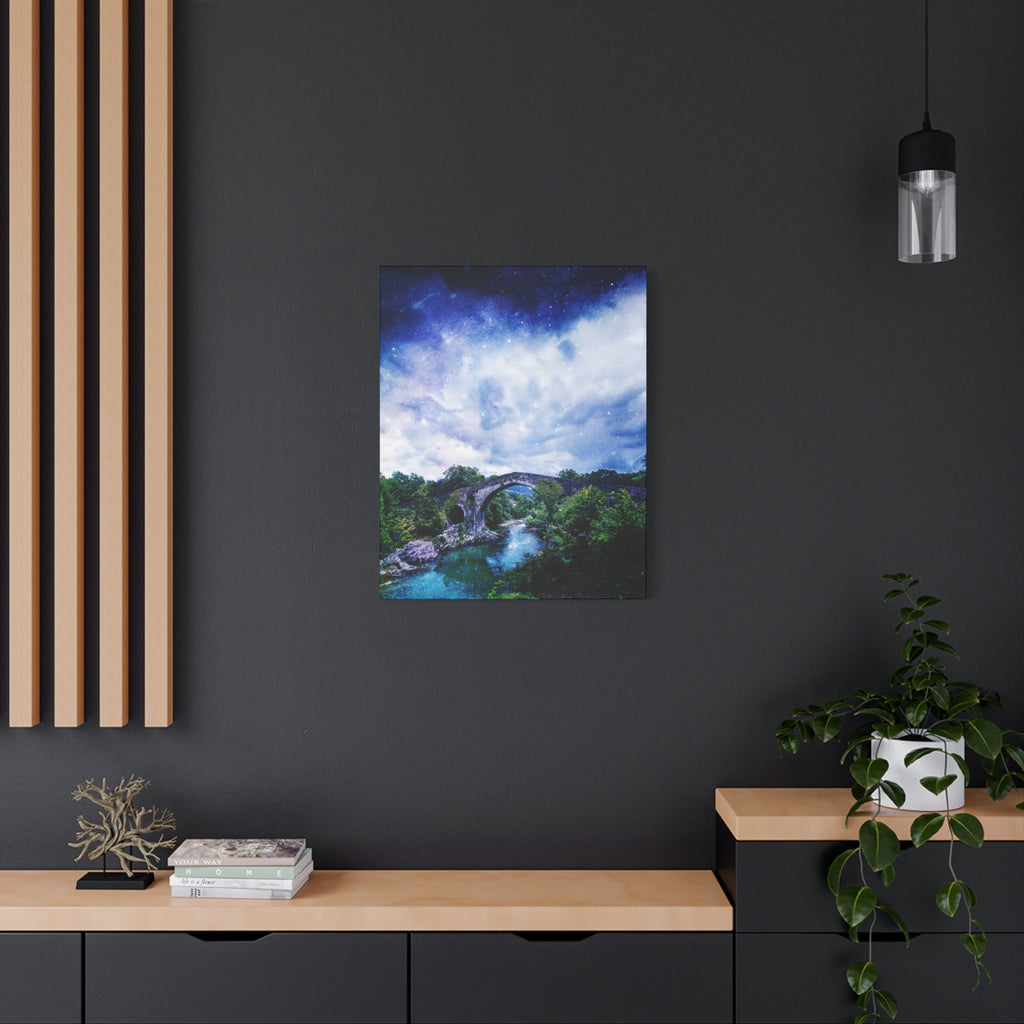 Enchanted Landscape Canvas Wall Art - Fantasy Forest Decor