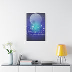 Chicago Skyline Watercolor Canvas Wall Art - Windy City Decor