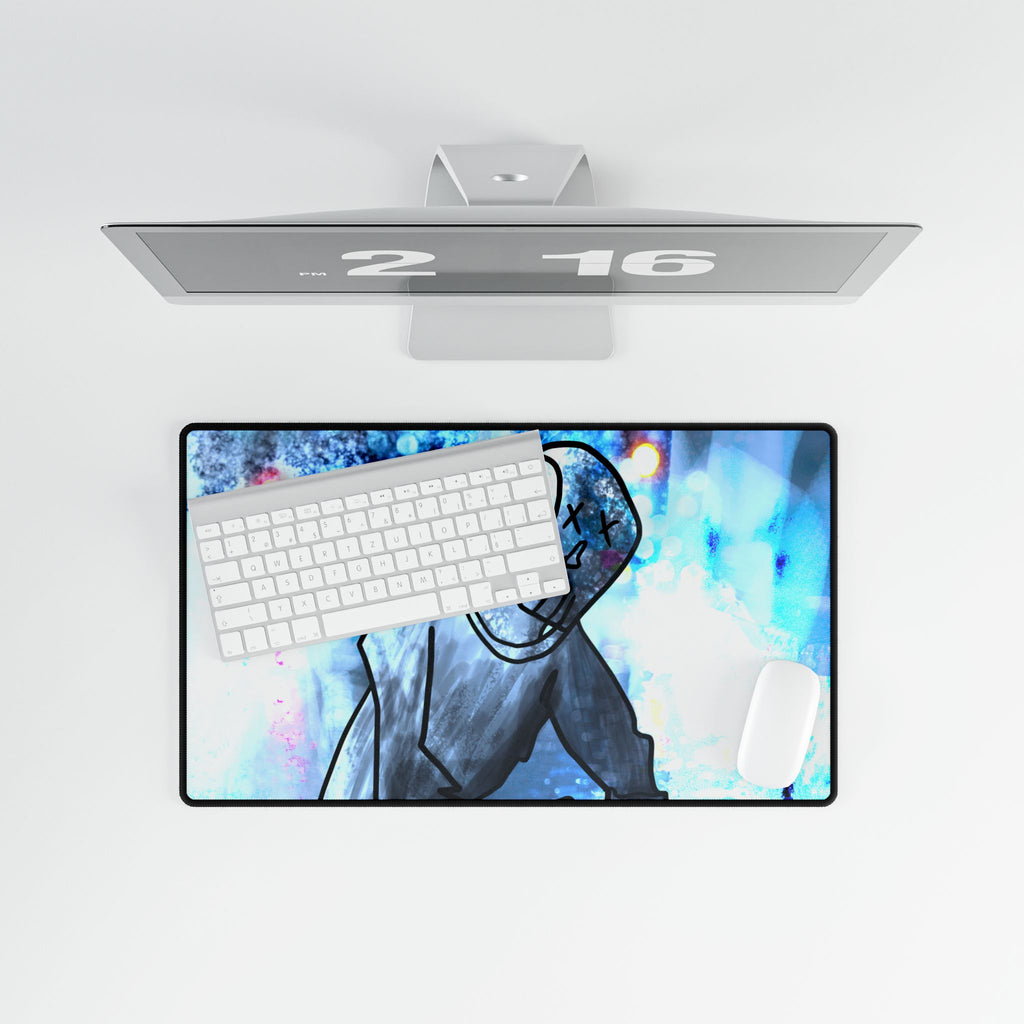 Robot Man Desk Mat - Futuristic Android Mouse Pad