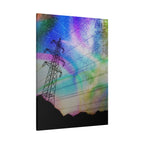 Solar Storm Canvas Wall Art - Vibrant Abstract Nebula Decor