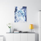 Blue Sky Dragon Canvas Wall Art - Celestial Fantasy Decor