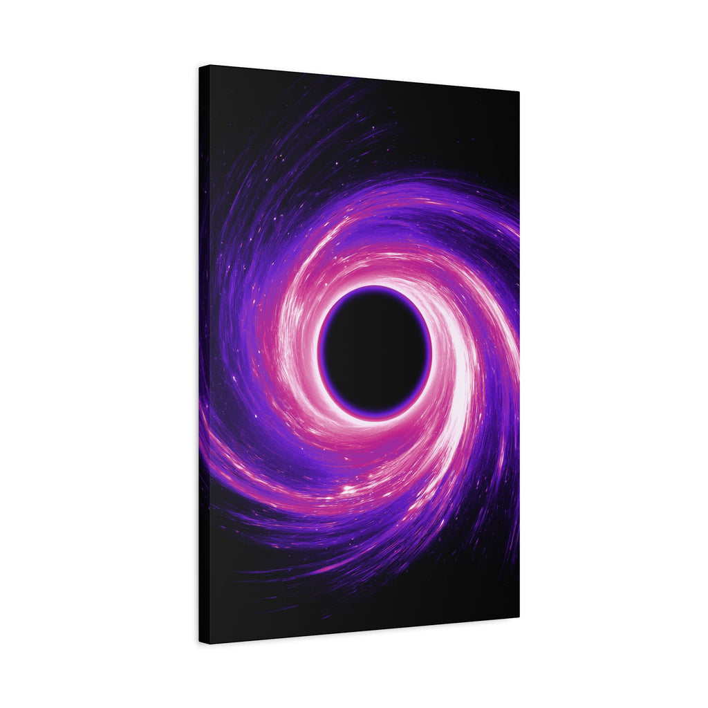 Neon Wave Horizon Canvas Wall Art - Retro 80s Cyberpunk Sunset